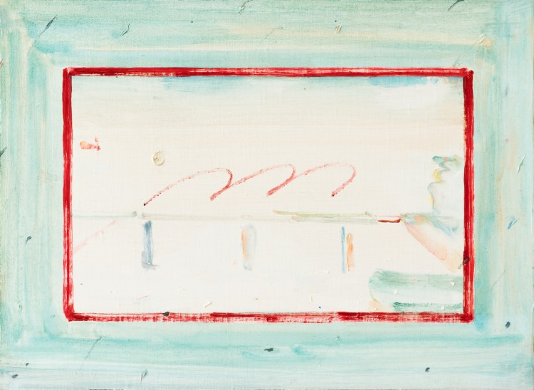 小津　卓　油絵　ボルドーの街角 小津 卓 油絵 ボルドーの街角