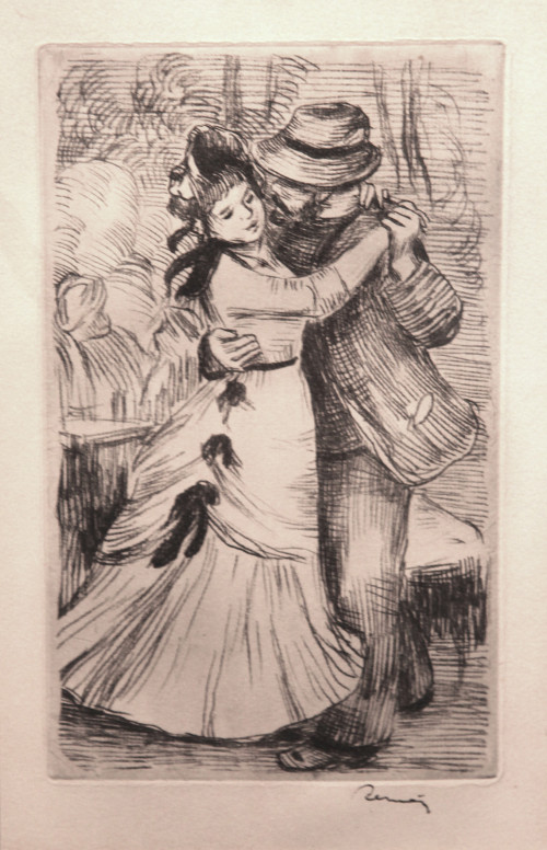 Renoir、LES AMOUREUX、希少画集画、新品額装付 Renoir、LES AMOUREUX、希少画集画、新品額装付